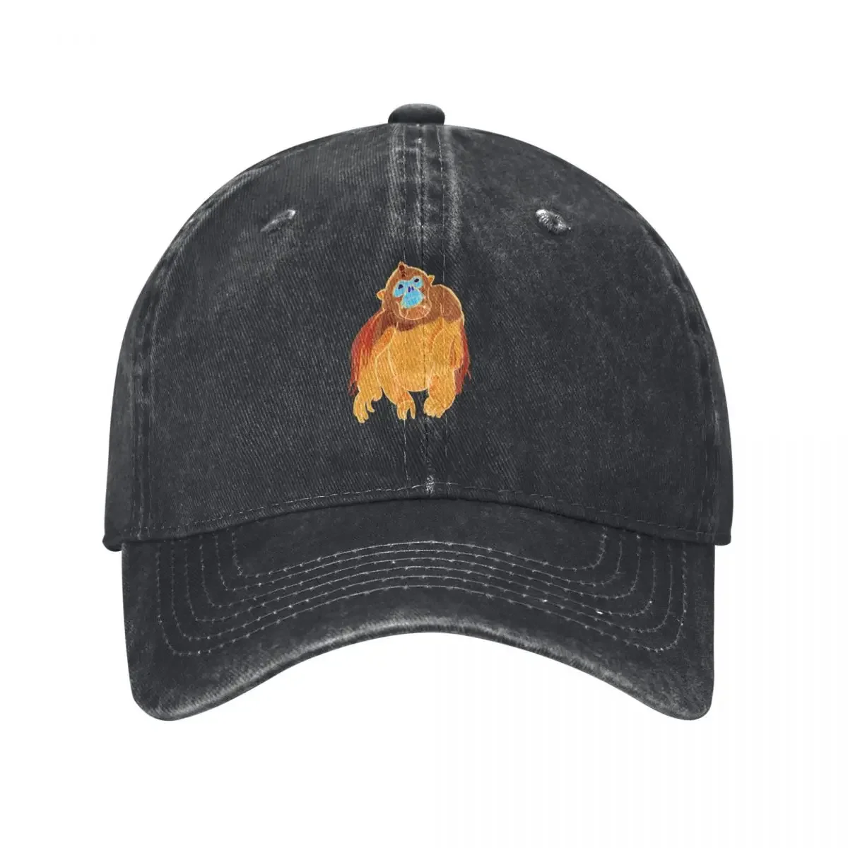 

Golden Snub-Nosed Monkey Baseball Cap Thermal Visor fishing hat Anime Icon Men Women's