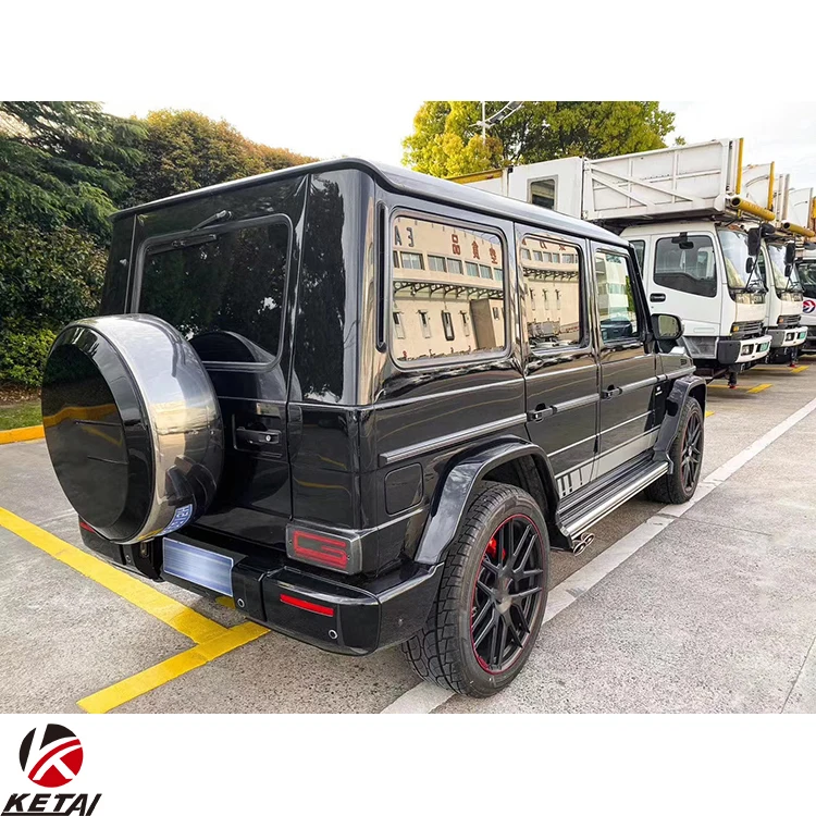 Großhandel 2019 G63 Style Auto Stoßstange Front Lippe Heck Diffusor Seiten Rock Belüftung Öffnungen Spoiler Body Kit Alt Bis Neu