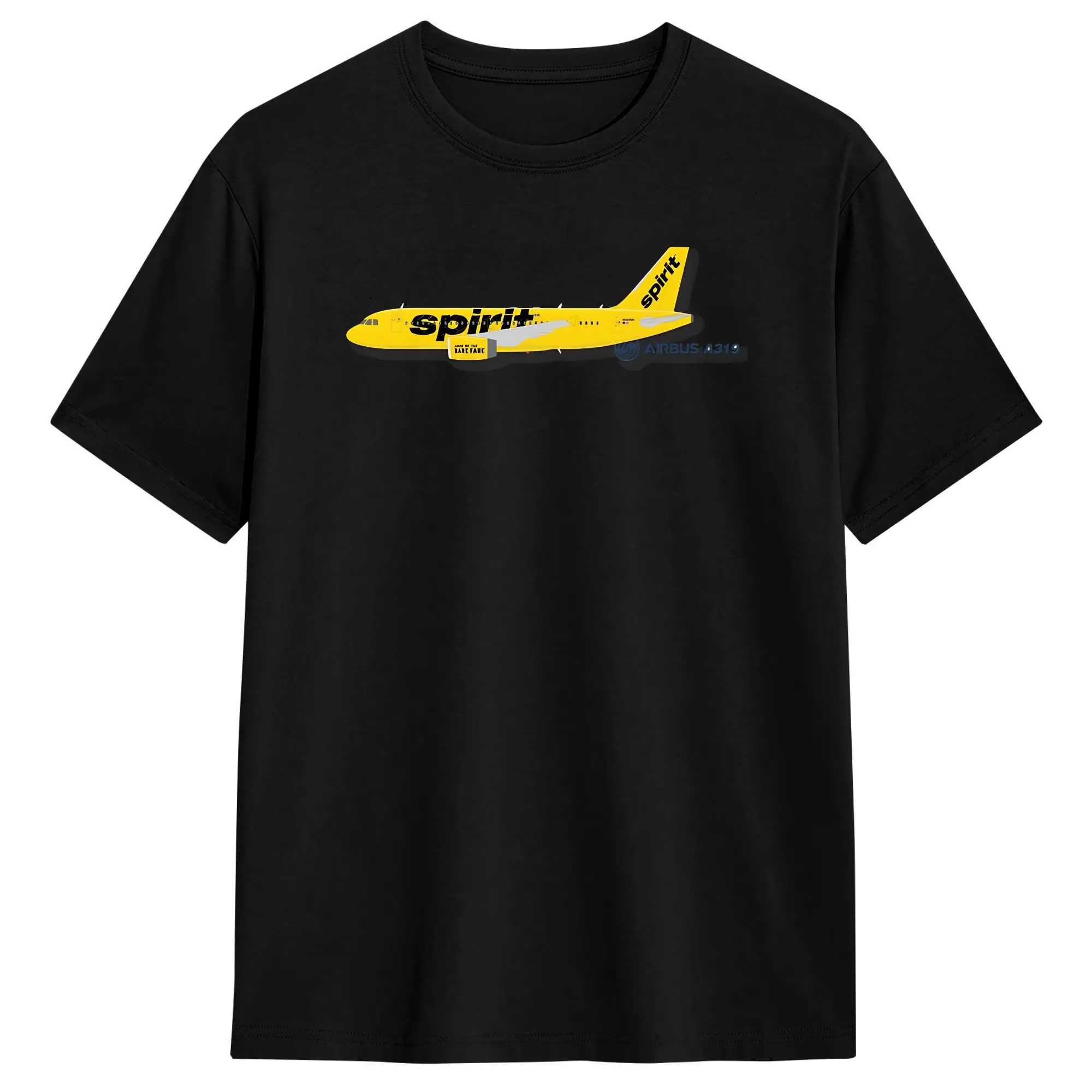 Forever Spirit Airlines 1983 to 2026 T-Shirt Summer  Harajuku T Shirts Men Pure Cotton O-Neck Oversize Top Tees Tshirt