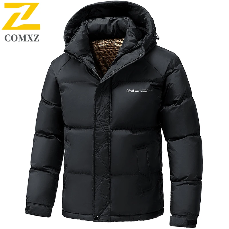 

Winter Jacket Thick Warm Lightweight Snow Camping Cotton Padded Jacket Travel Windproof High Quality Parker Coat Men's Clothing