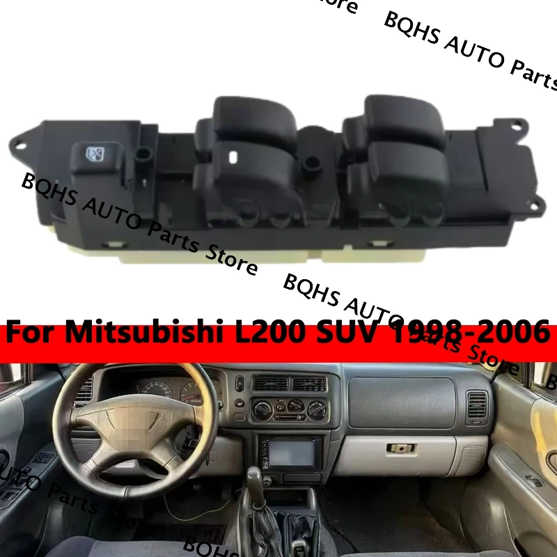 Power Window Regulator Switch Front Passenger Side Window Lift Control Switch For Mitsubishi L200 SUV 1998 1999 2000 2001-2006