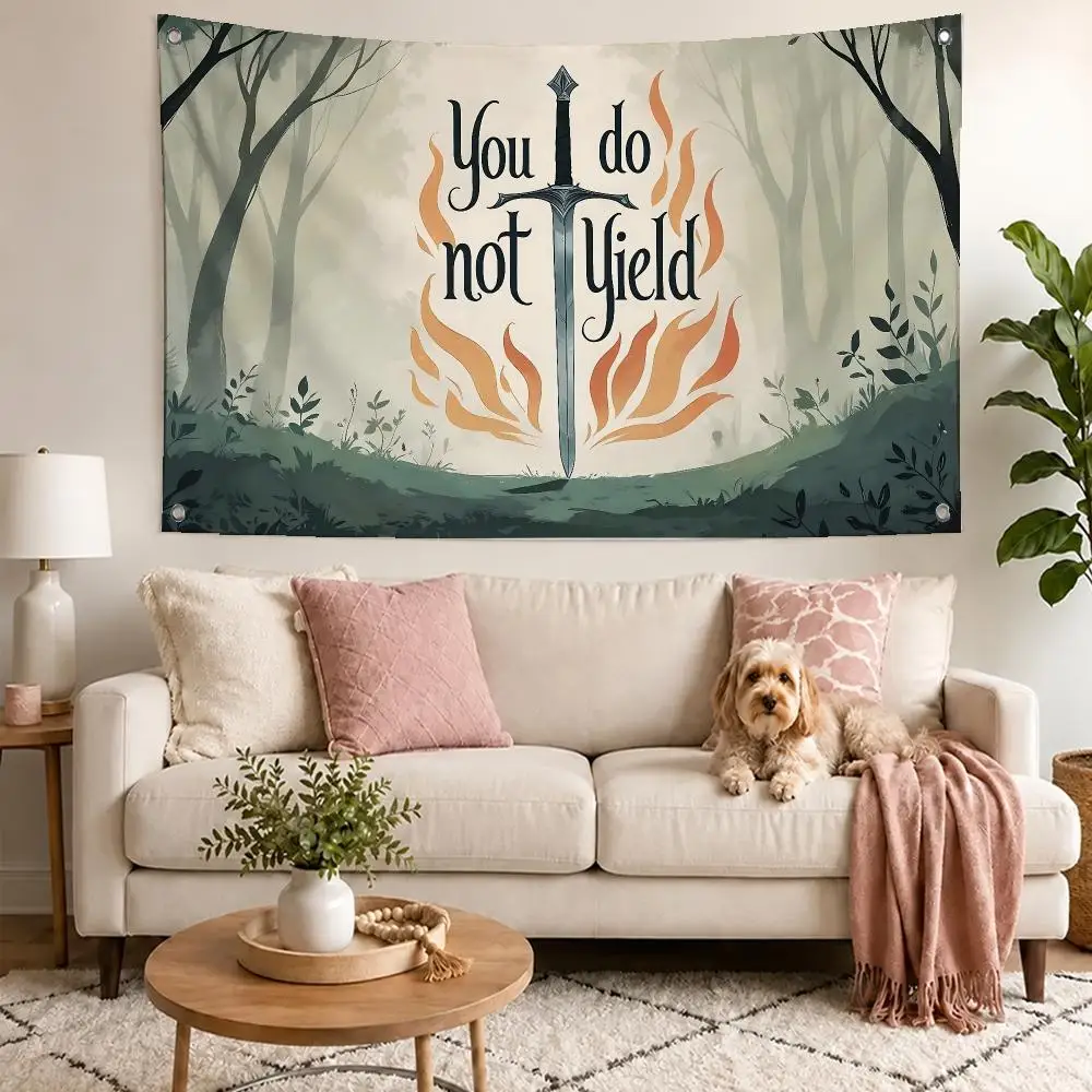 Epic TV GameofThrones Flags Concert Print Wall Hanging Art Banner, Indoor Outdoor Bedroom Home Decor Backdrop, Perfect Gift