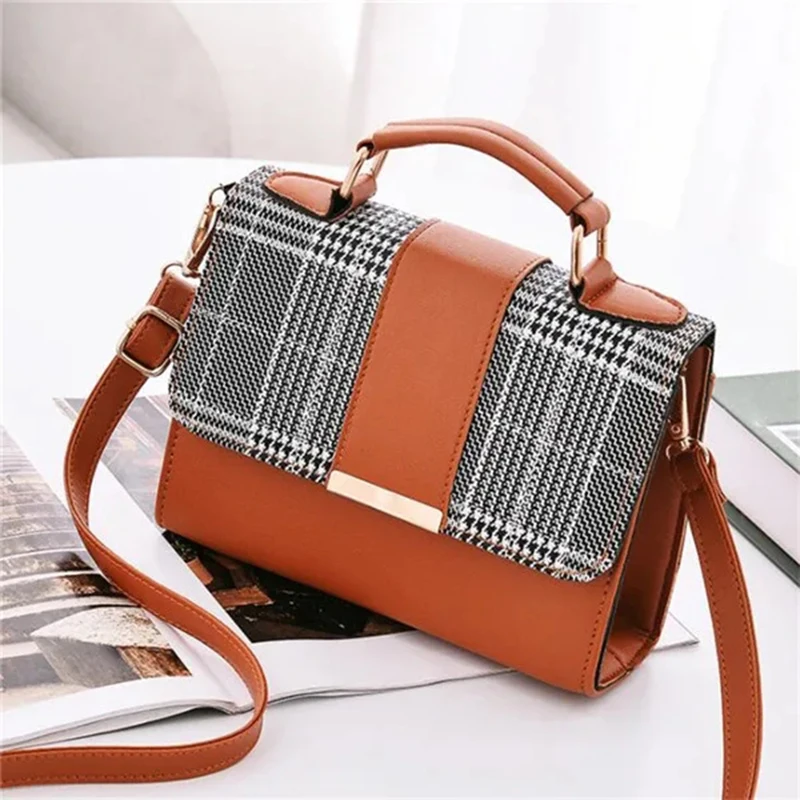 New Arrival Retro Women Handbag High Quality Ladies Crossbody Messenger Bags  PU Leather Female Flap Shoulder Bag