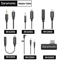 Audio Microphone Adapter Cable 3.5mm Jack AUX Cable Lighting To AUX Headphone for iphone Type-c Microphone Mixer Camera  0.6CM