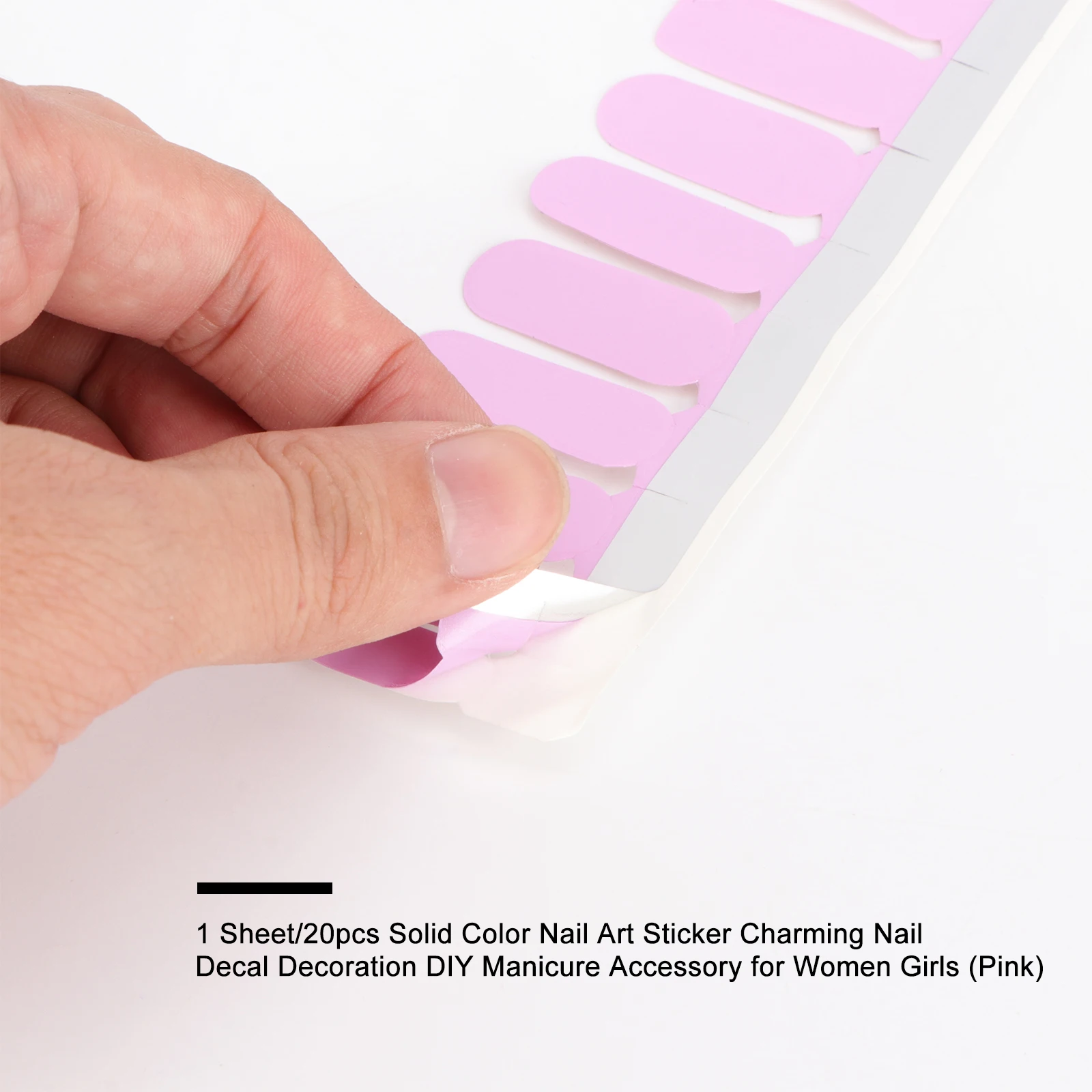 

Matte Polish Stickers Self Adhesive DIY Decal Art Women Nail Wrap Create Unique Fashionable Design Suitable Parties Banquet