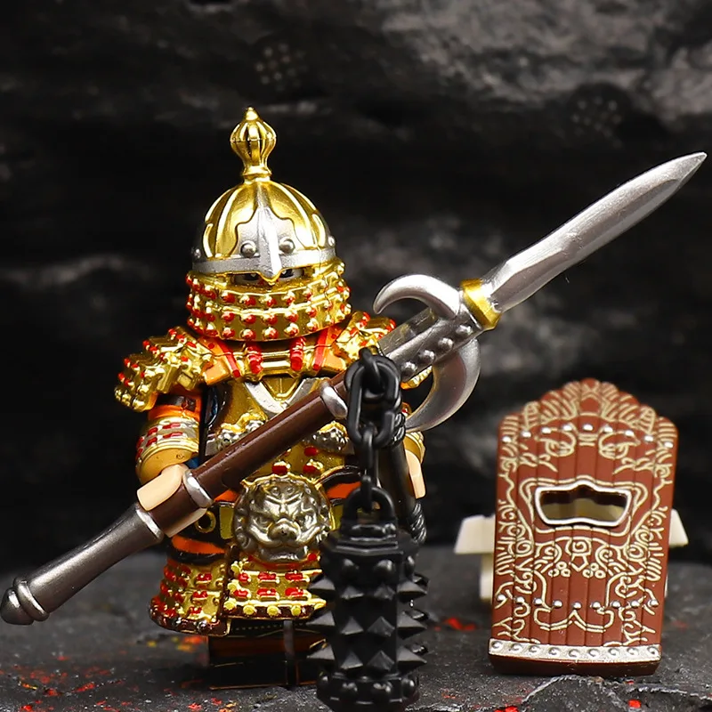 Afbeelding 4: Middeleeuwse ronde tafel ridders compatibele bouwstenen berserk guts puzzel actiefiguren model bouwblokken pop speelgoed cadeaus
