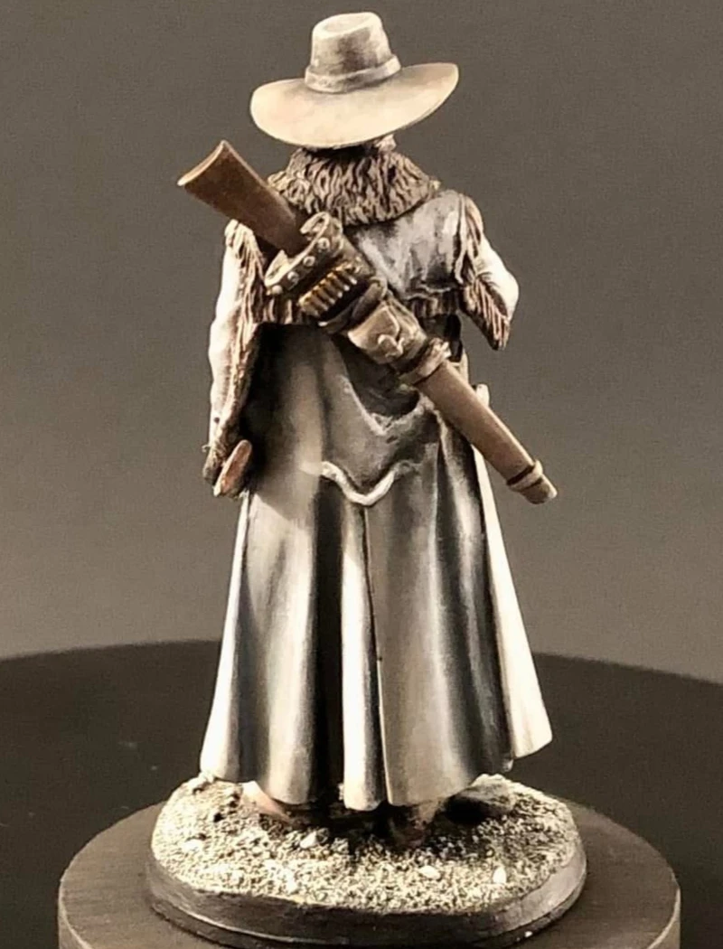 Kit de figurines en résine moulée sous pression, échelle 1/32, le chasseur de primes avec Base non assemblée et non peinte