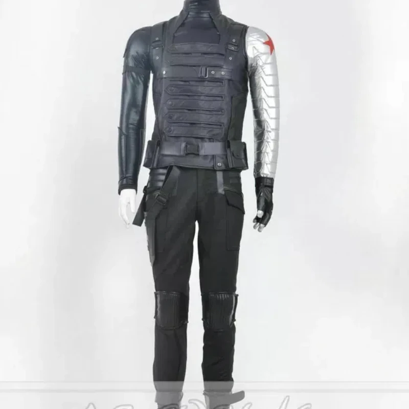 Captain America Winter Soldier Costume Bucky Barnes Cosplay Costumes Outfit