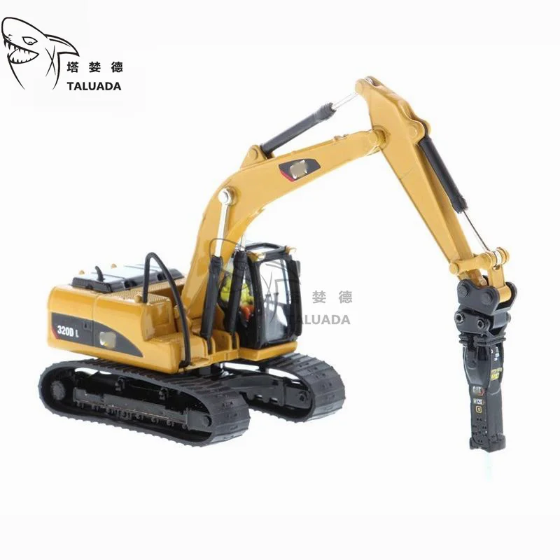 For CATERPILLAR DM85652 CAT 320D L Multiple Hydraulic Excavator Work Tools Alloy 1:87 Scale