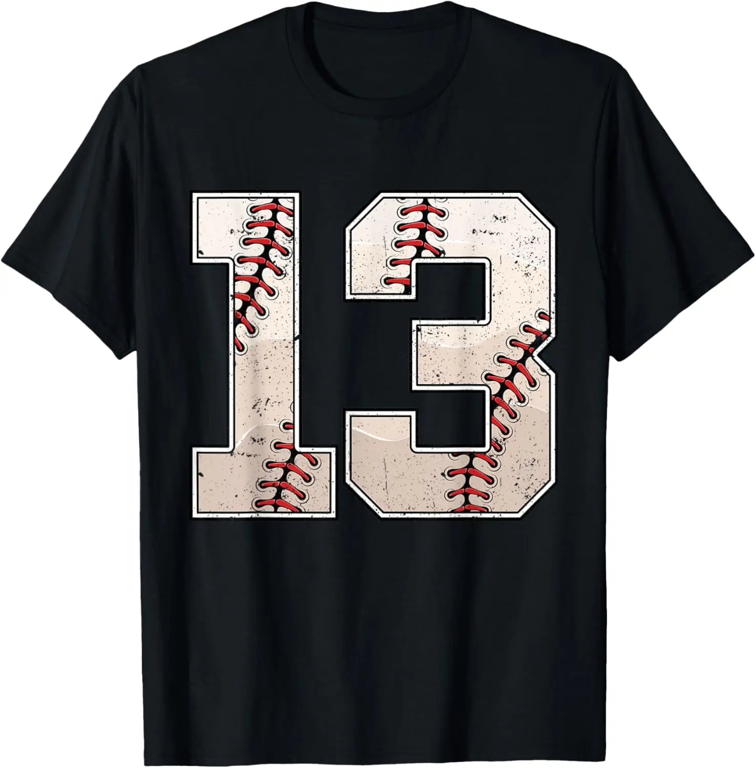 Baseball-Geburtstagsjunge, dreizehn 13-jähriges Party-T-Shirt zum 13. Geburtstag
