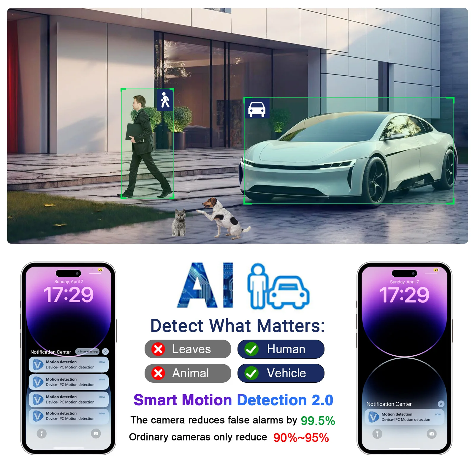 Hikvision Compatible 5MP/8MP 30m IR Turret Network Security Camera 2-Way Talk Human/Vehicle Detection SD Card H.265+ IP67 WDR