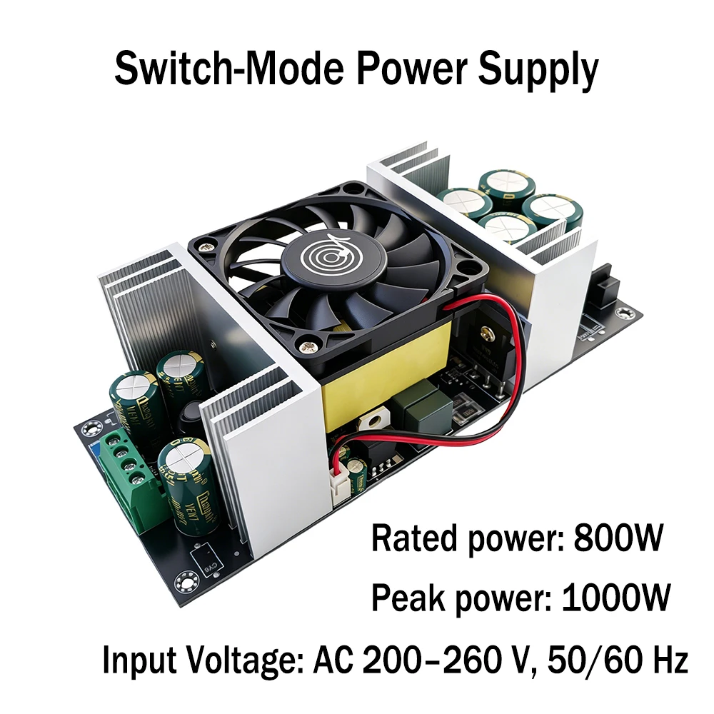 AC 220V to DC 48V 800W Switch-Mode Power Supply Adjustable LLC High-End Isolated Switch-Mode Power Supply 17A for Amplifiers