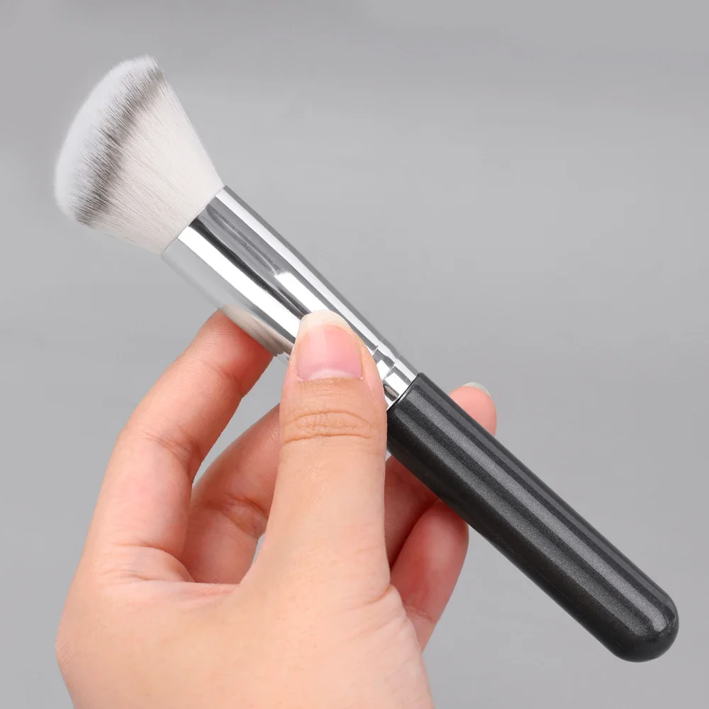 إصبع البطن المخفي فرشاة للمكياج رئيس الهالات السوداء السائل الأساس المخفي فرش مستحضرات التجميل الوجه التفاصيل أدوات التجميل #4