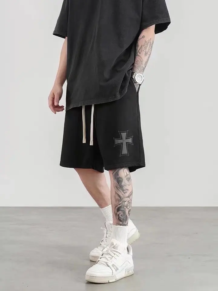 

Summer plus Size Men's orts Ultra-Thin Beach Sports Casual Pants Big Boys Straight Leg Trousers Youthful Energy Sle