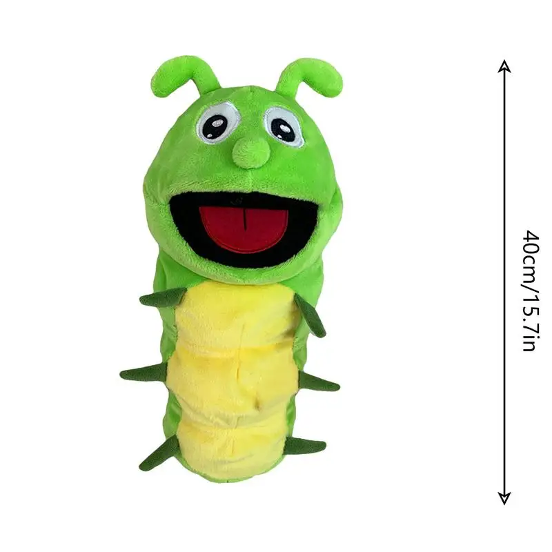 Handpoppen Kids Speelgoed Pluche Insecten Dier Rups Lieveheersbeestje Hand Poppen Pop Familie Storytelling Role-Playing Vinger Speelgoed