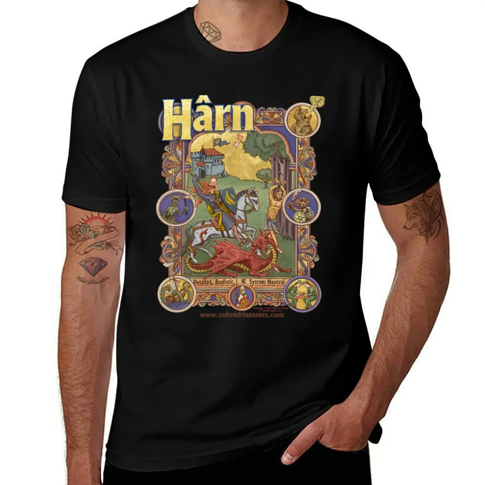 

Harn Bestiary T-Shirt customizeds cotton graphic tees anime graphics designer t shirt men