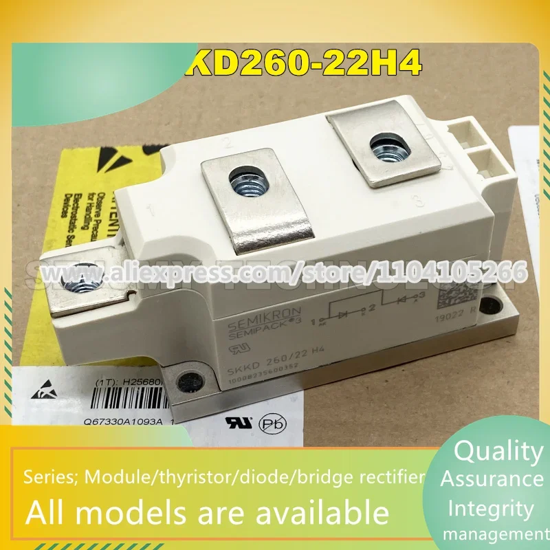 

SKKD260-20H4 SKKD260-22H4 SKKD380-22H4 NEW ORIGINAL IGBT Module In Stock