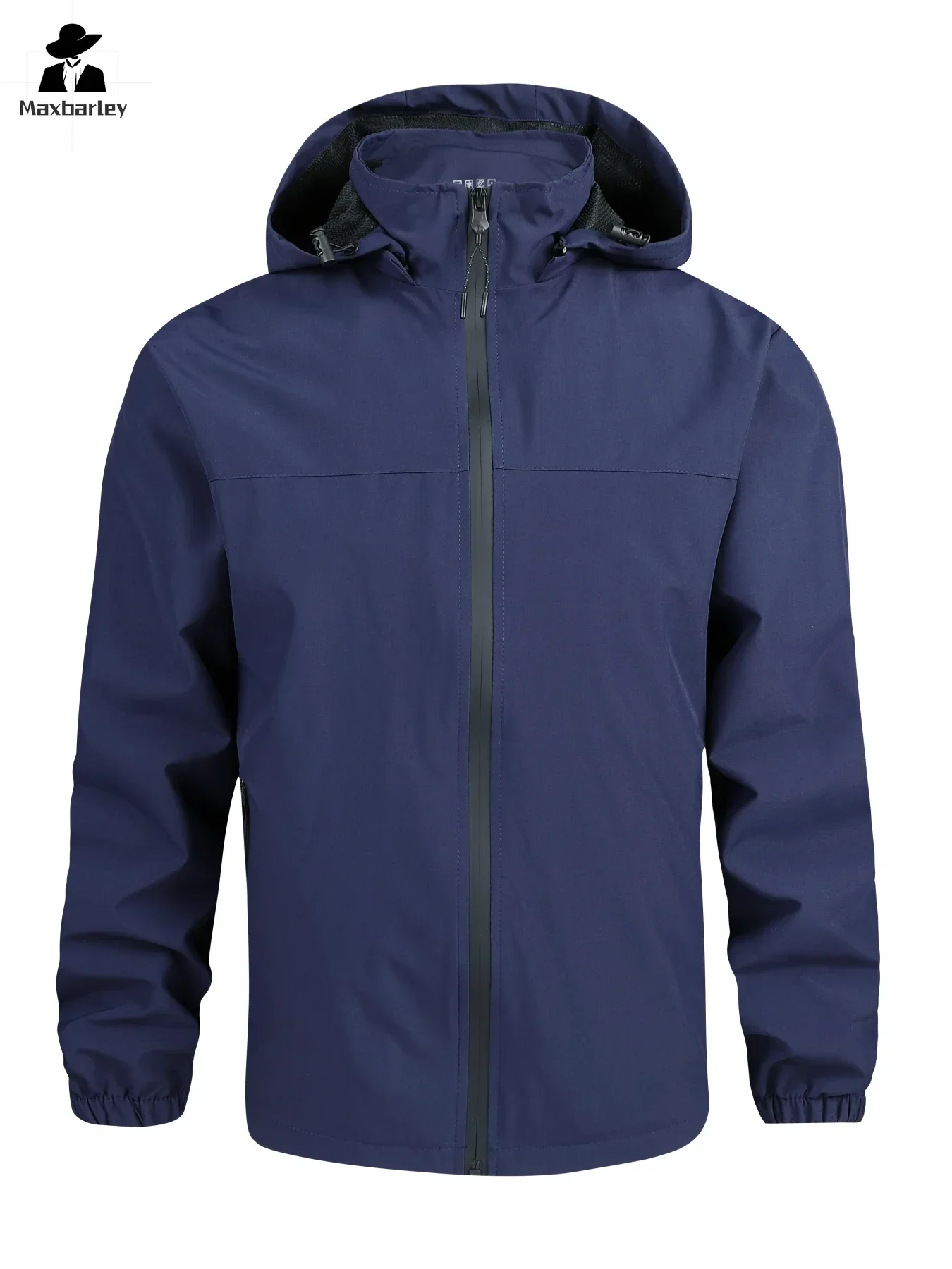 Coupe-vent imperméable pour homme avec poignées amovibles, veste légère décontractée, manteau de camping et de pêche, grande taille, extérieur,