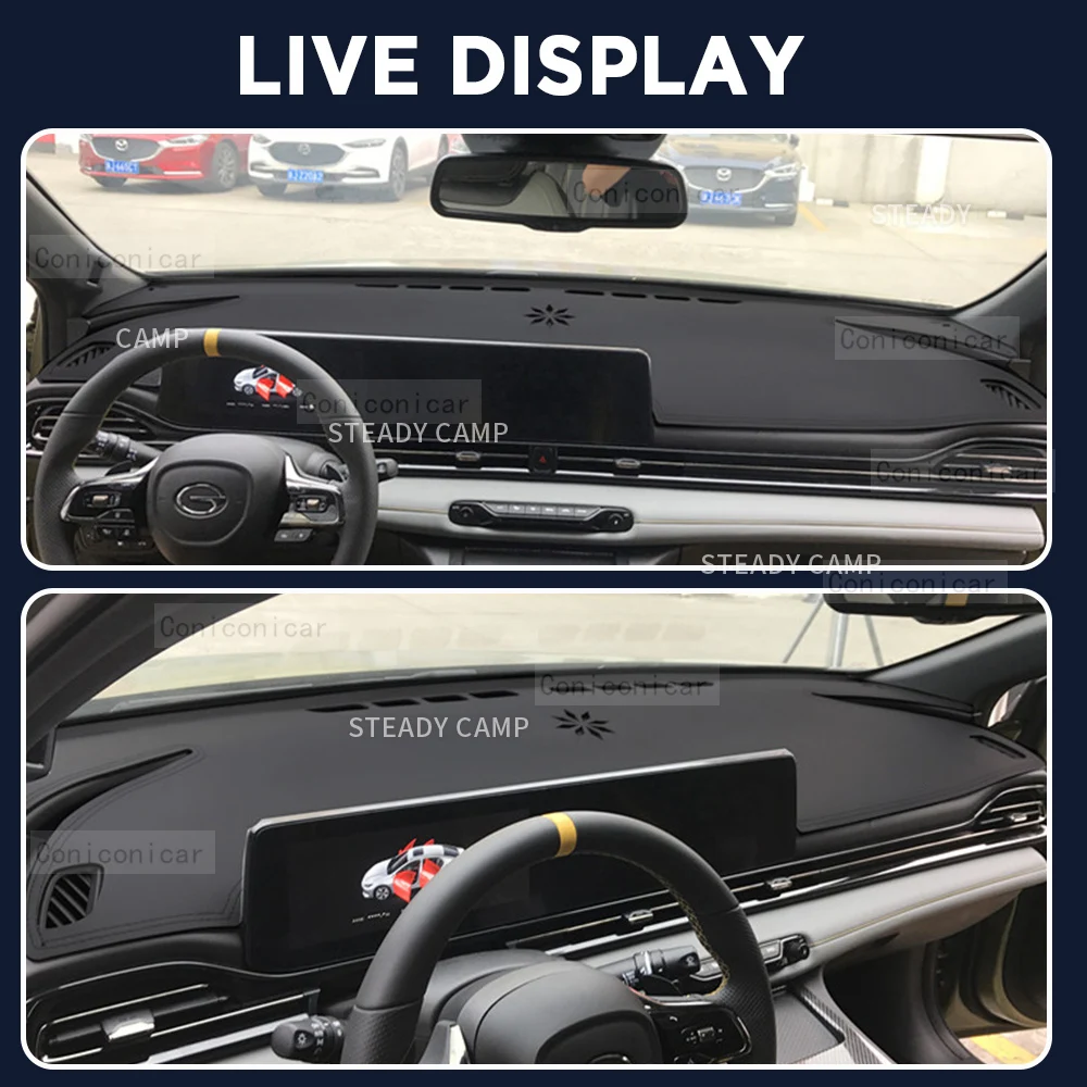 For GAC Trumpchi EMPOW 2022-2025 Car Dashboard Cover Mat Dash Board Sun Shade Pad Artificial Leather sun-proof Accessories