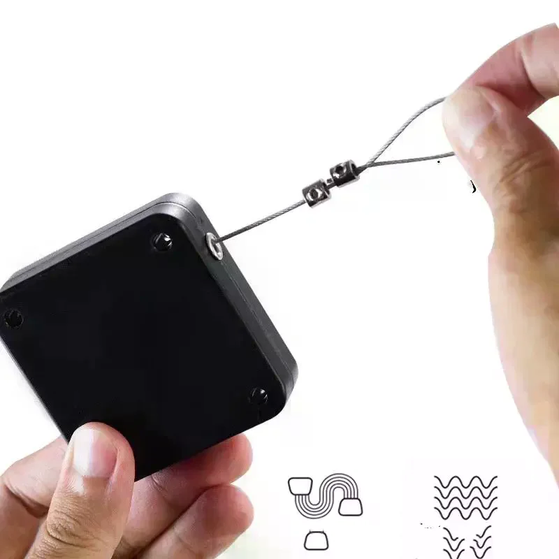 High Quality Auto Pull Rope Door Closer No Drill Smooth Auto Close For Home Office Hotel Use