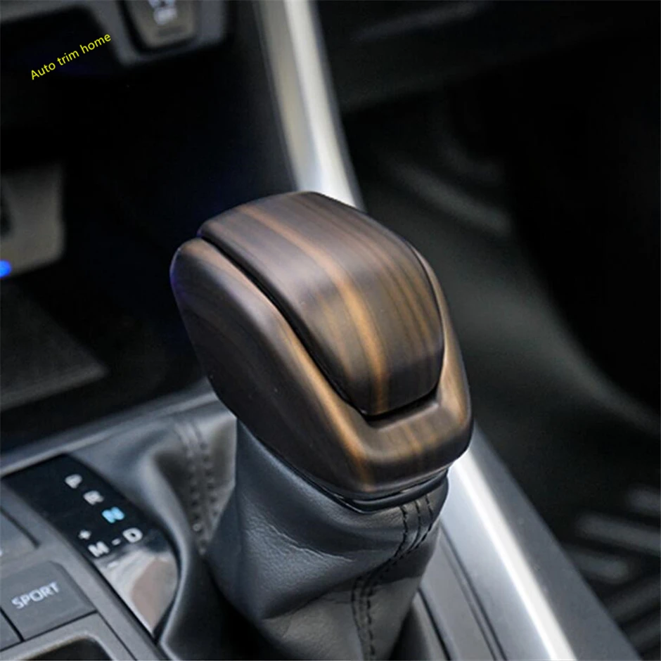 

Transmission Gear Shift Shifter Knob Head Handle Decor Frame Cover Trim For TOYOTA RAV4 RAV 4 XA50 2019 - 2024 Car Accessories
