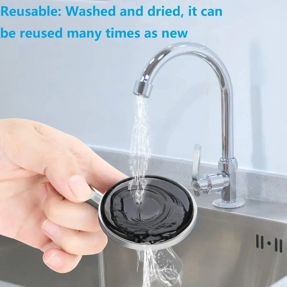 Removable Easy to Install Heavy-Duty Bathroom Shower Chrome-Plated Organization Suction Cup Hooks