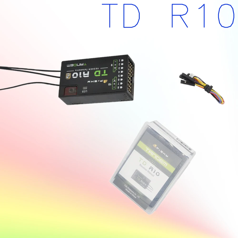 Odbiornik FrSky TD R10 2.4GHz 900MHz podwójna częstotliwość kanał 10CH PWM odbiornik do zdalnie sterowanej zdalnego sterowania zabawki zdalnie sterowane nowy