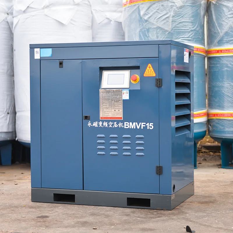 Oil Lubricated Rotary Screw air Compressor 10 bar 20 h-p 15kw/45kw/55kw