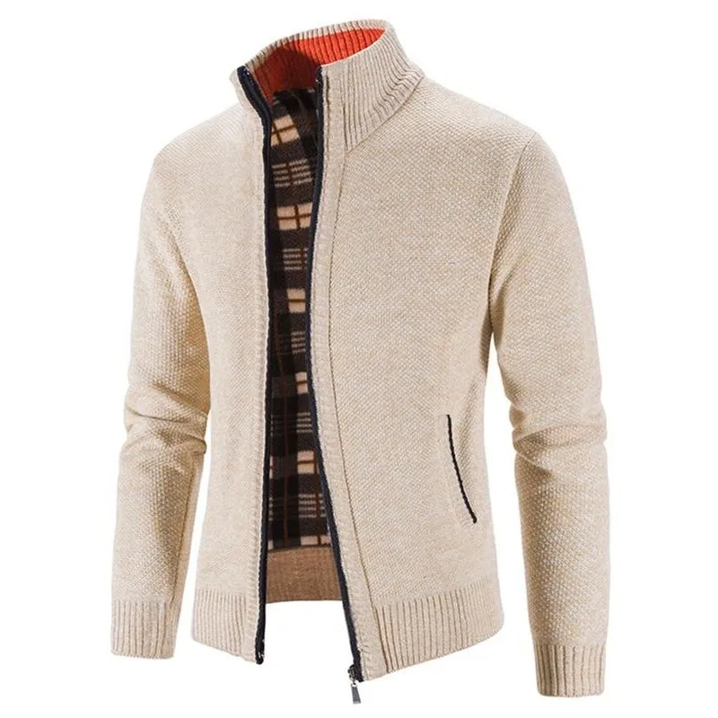 

Men's Knitted Cardigan Sweater Cross-Border Knit Open-Shirt Style Spring Season Non-Shrinking Woolen Garment