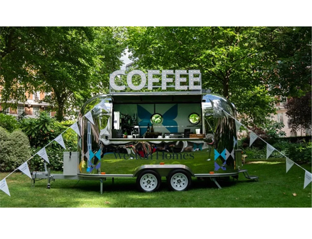 Caravan Food Truck Vending Concession   Food Trailer Food Warming Mobile Equipment Coffee Cart for Sale