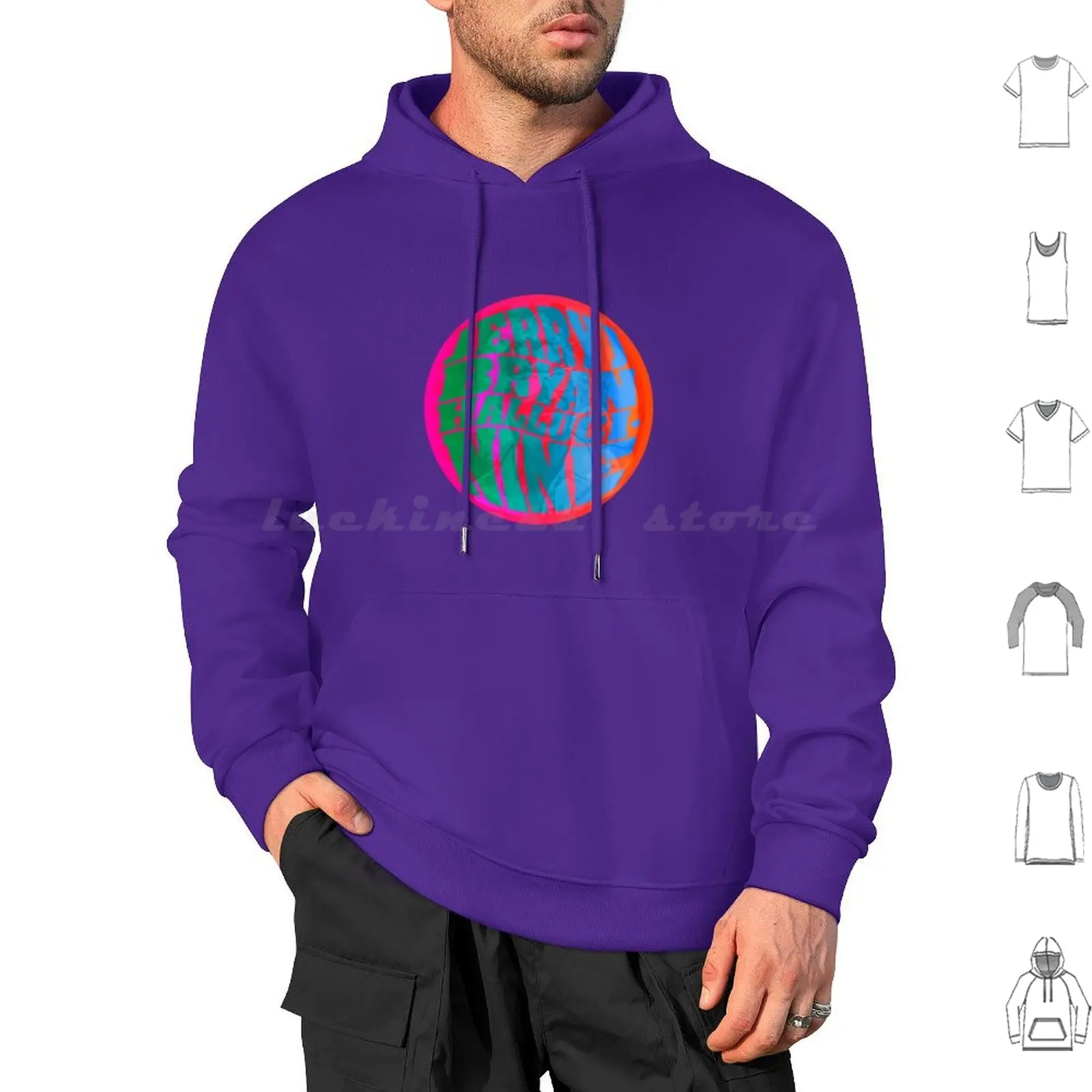 

Jerry J Bryan Hallucinine Hoodie cotton Long Sleeve