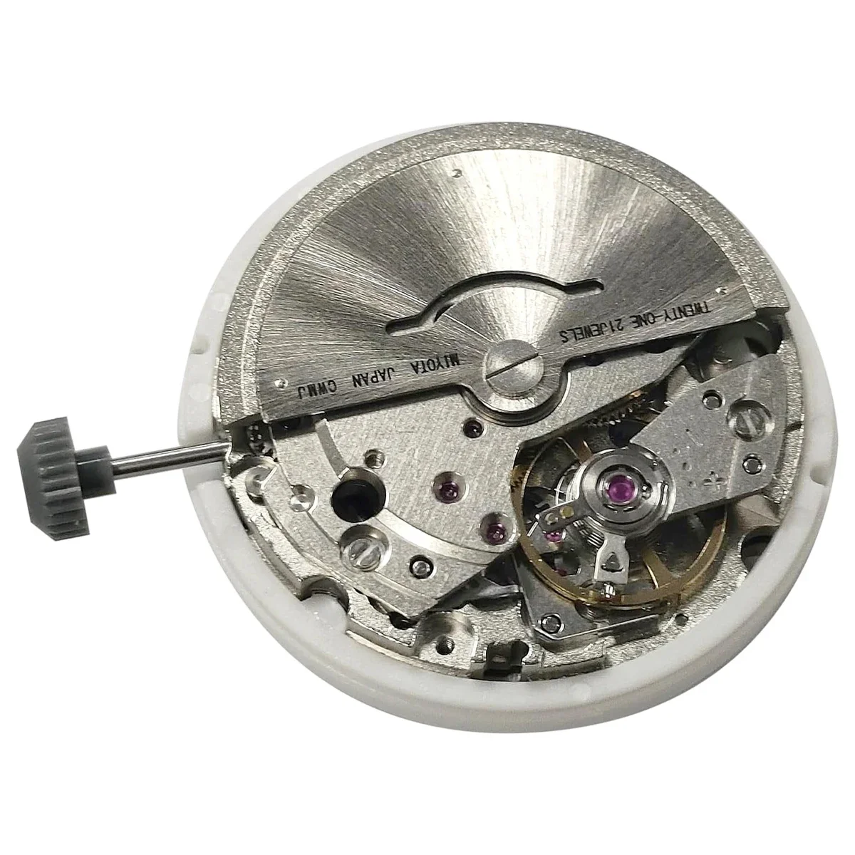 Genuine Miyota 8285 Automatic Mechanical Movement Mod Day-Date Watch Mechanism with Week at 12:00/Date at 3:00 O'clock 21 Jewels