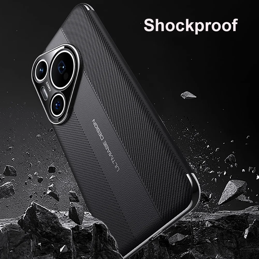 حافظة لهاتف هواوي بورا 80 الترا حافظة فاخرة راقية للأعمال حافظة جلدية مغناطيسية Pura 70 Pro Plus