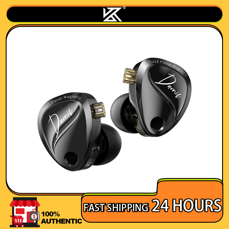  KZ Duonic Triple-Magnetic Planar Driver Upgraded HIFI Earphones, Wide Soundstage Wired IEMs with 4-Tuning Options & HD Dual Mic 