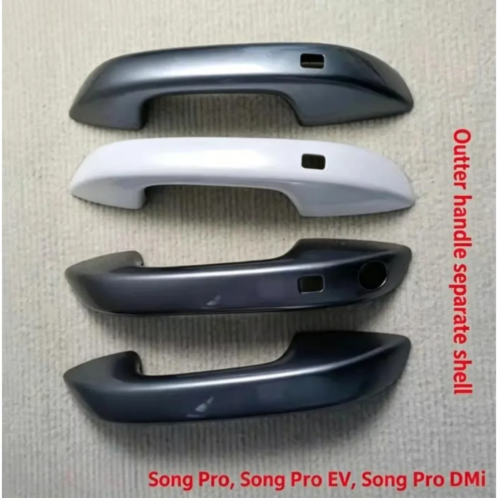 For Byd Songpro Oil EVdm Exterior Door Handle Cover Front Rear Exterior Buckle Shell Individual Handle Shell Time Grey White