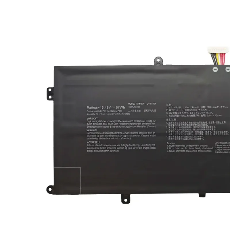 JGTM C41N1904 15.48V 67Wh High Quality Laptop Battery For Asus ZenBook 13 14 Series UX325EA 4ICP5/49/121 02B200-03660500