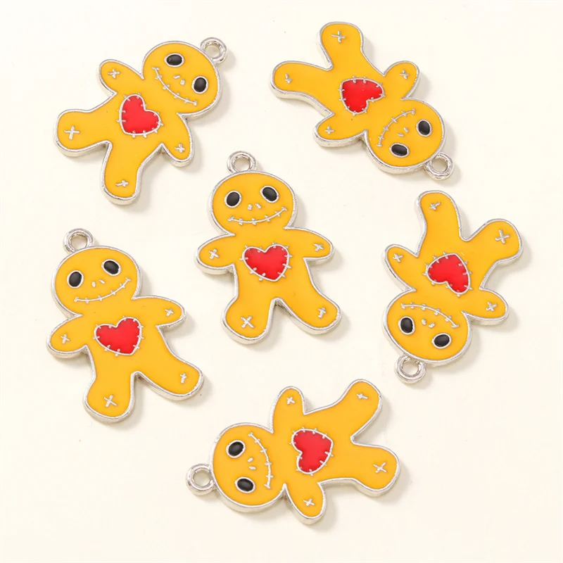 10pcs 18*27mm Fashion Colorful Bear Charms for Earrings Keychain Necklace Pendants Diy Jewelry Making Accessories