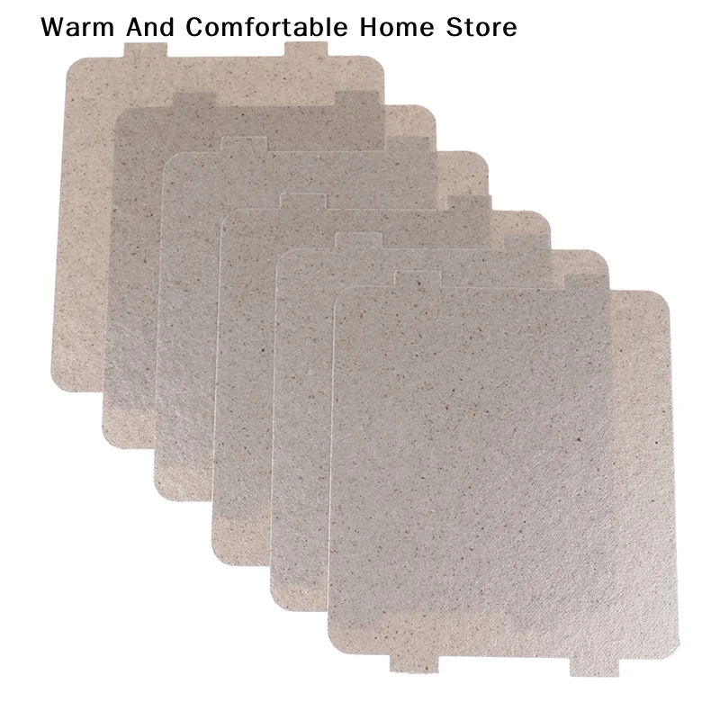 【SE】5pcs Mica Plates Sheets Thick Microwave Oven Toaster Mica Plates Sheets for Midea Universal Home Appliances Parts 11.8x10cm