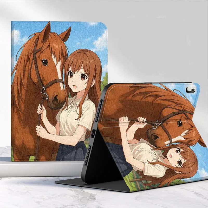 Anime Girl Horse For Huawei MediaPad MatePad Pro Air 12 X T5 T10S M6 M5 C5e SE 11 11.5 10.4 Inch Tablet Case