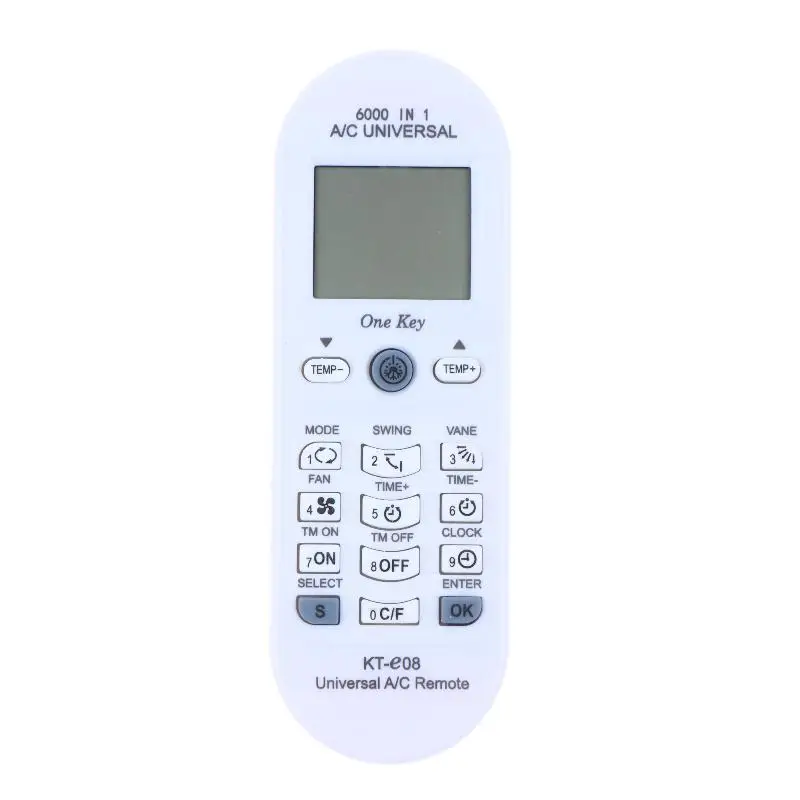 Universal Air Conditioner Remote E08 6000 In 1 One Key Match Sensitive Long Distance Replacement Controller For Home AC