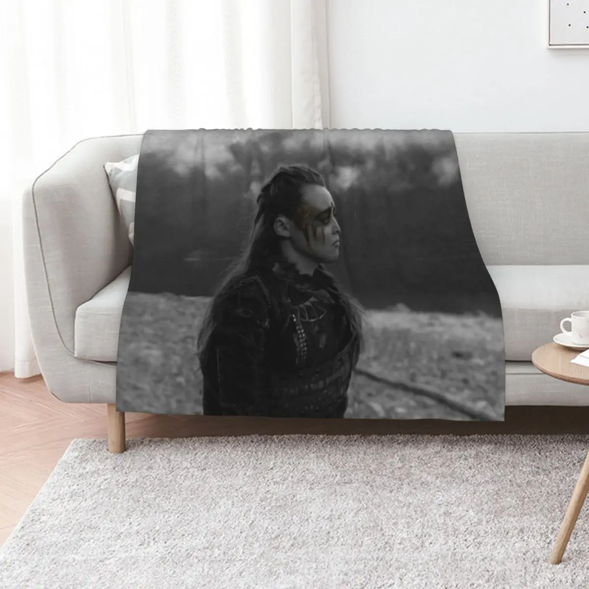 Grey Commander Throw Blanket Sofas funny gift Sofa Fashion Sofas Blankets For Sofas Luxury Blankets