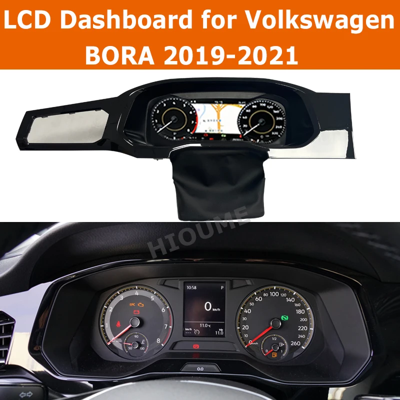 

Virtual Instrument Cluster CockPit LCD Speedometer For VW Bora 2019 2020 2021 Digital Dashboard Panel Linux System