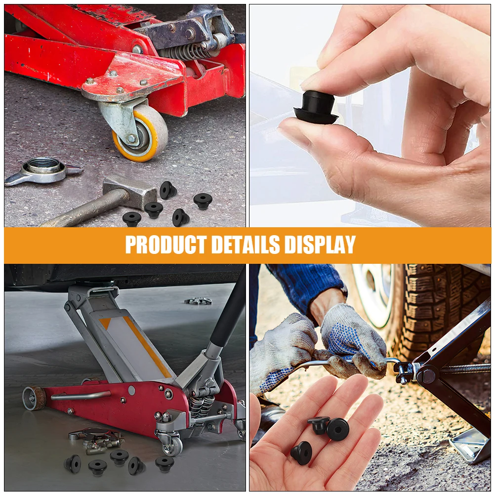 24 szt. Korki do wlewania oleju, korki do kranów, korki do butelek hydraulicznych podłogowych, części, materiał gumowy, wszechstronna kompatybilność, szczelność