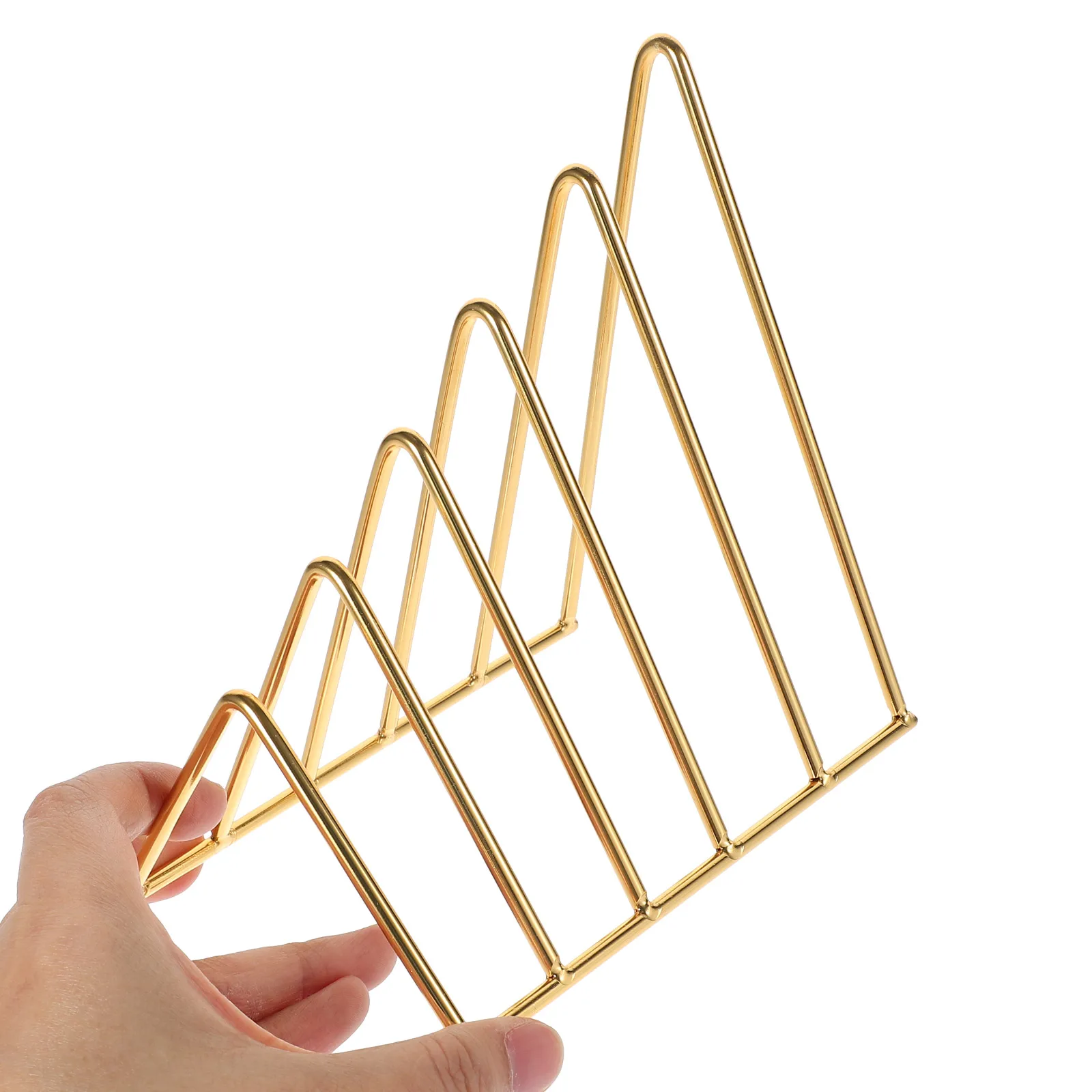

File Storage Rack Metal Bookshelf Multi-function Organizer Desktop Holder Magazine Stand Wrought Iron Art Home Office Use