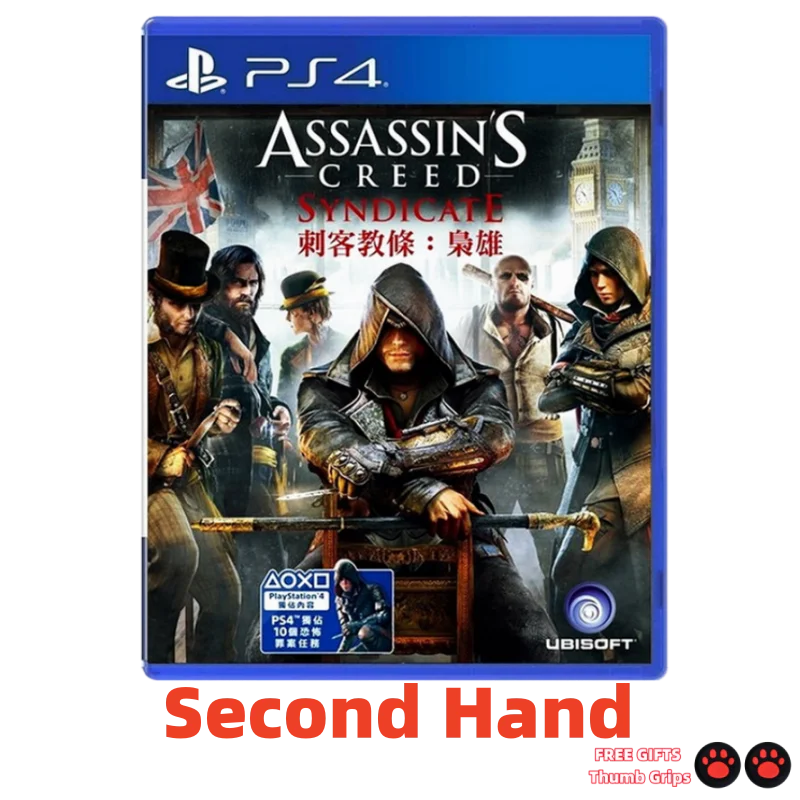 

Sony Playstatio4 PS4 Genuine Second Hand Game CD Assassin's Creed Syndicate Playstation4 Game Card SONY Ps4 Games Assassin's