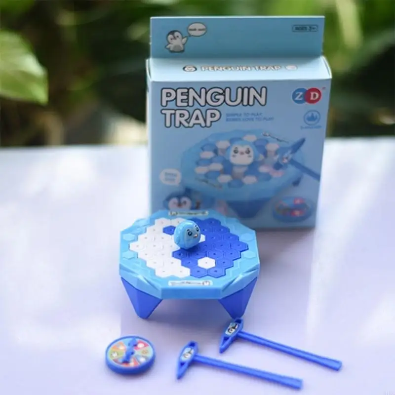  Small Ice Breaking Penguins Toy Tabletop Puzzle Game Funny Desktop Game Enduring