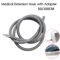 Medical Reusable Air Hose Tube Adapter Connector PVC Extension Pipe for Manual Digital Blood Pressure BP Patient Monitor Cuff