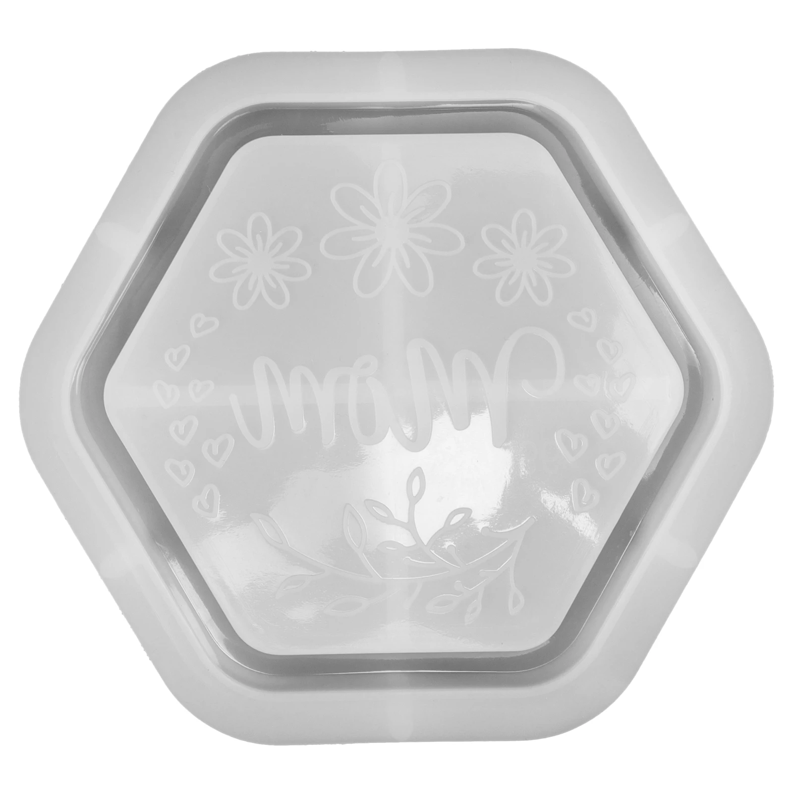 

Mother's Day Tray Mold Silicone Craft Molds White Resin Epoxy Jewelry Tray Making Mold for DIY Home Office Gifts Casting Crafts