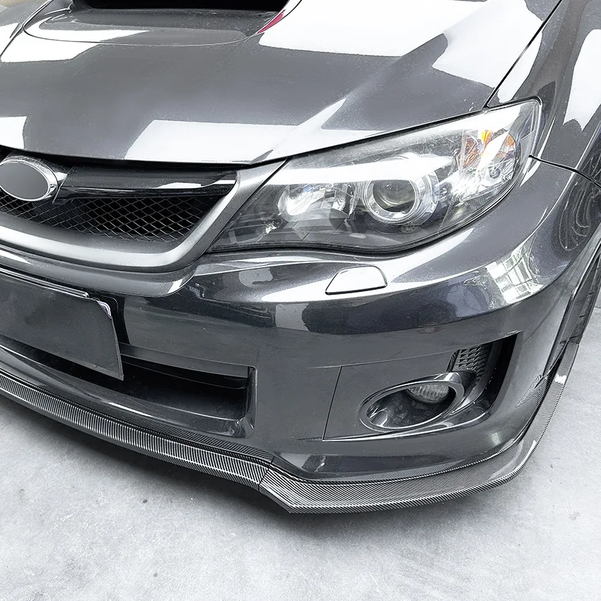 For Subaru Impreza STI Subaru WRX STI 2011 - 2014 Front Bumper Lip Splitter Diffuser Spoiler Body Kit ABS Material