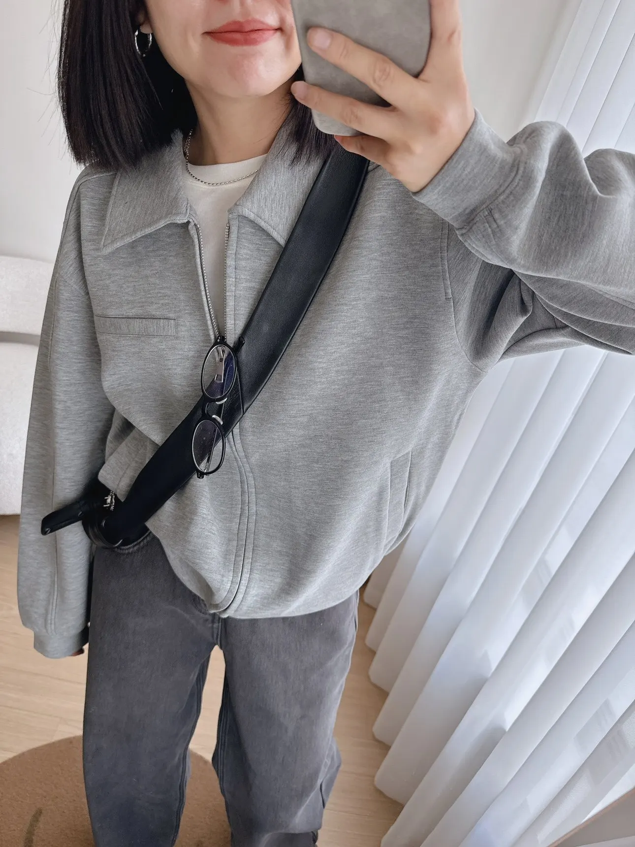 

Универсальный шерстяной кардиган-свитшот с цветочным принтом и воротником в стиле ретро, однотонный, на молнии, для женщин